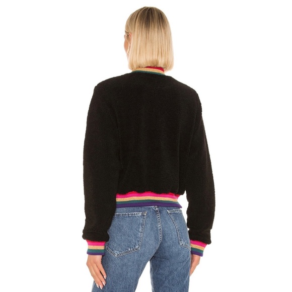 Spiritual Gangster SG Faux Furry Bomber Jacket - Picture 4 of 8